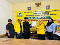 Rustam Jasli Ambil Formulir di DPD Golkar Bangka, Berjuang Bersama Membangun Daerah