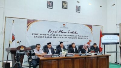 Markus – Yus Derahman Sah Ditetapkan Sebagai Bupati dan Wakil Bupati Bangka Barat 2025-2030