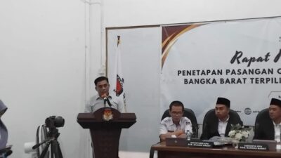 Markus–Yus Derahman Resmi Jadi Bupati dan Wakil Bupati Bangka Barat, Husin : Bakal Dilantik Gubernur