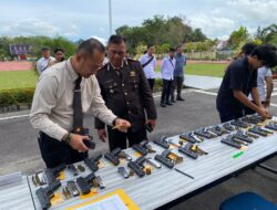 Kapolres Bangka Barat Sidak Senjata Api Anggota, Hasilnya Bikin Kaget!