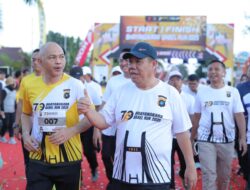 Ribuan Peserta Antusias Ikuti Bhayangkara Babel Run 2025