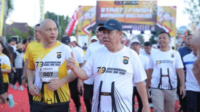 Ribuan Peserta Antusias Ikuti Bhayangkara Babel Run 2025