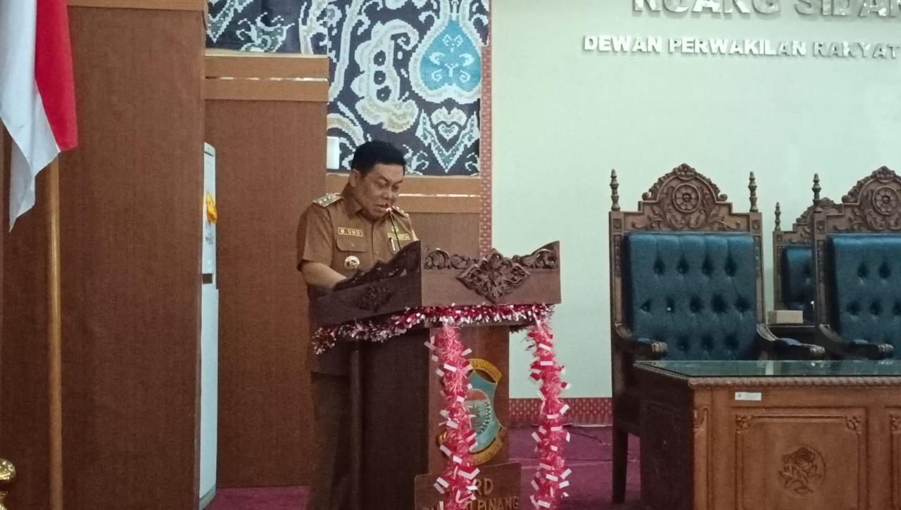 penandatanganan nota bersama dalam Rapat Paripurna ke-15 Masa Sidang III, yang digelar pada Senin (16/6/2025) di ruang sidang utama DPRD Pangkalpinang