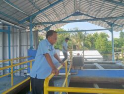 Pasokan Kolong Ngos-ngosan, Perumdam TSS Bangka Barat Manfaatkan Air Sungai Samping Kantor