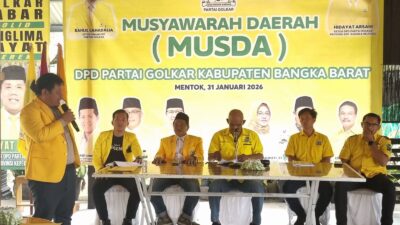 Deddi Wijaya Terpilih Lagi, Golkar Bangka Barat Siap Gaspol ke Pelosok