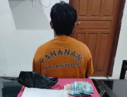 Tim Hantu Polres Bangka Barat Tangkap Pengedar Sabu di Tempilang