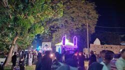 Malam Takbiran di Mentok Meriah, Warga Padati Pusat Kota