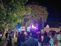 Malam Takbiran di Mentok Meriah, Warga Padati Pusat Kota